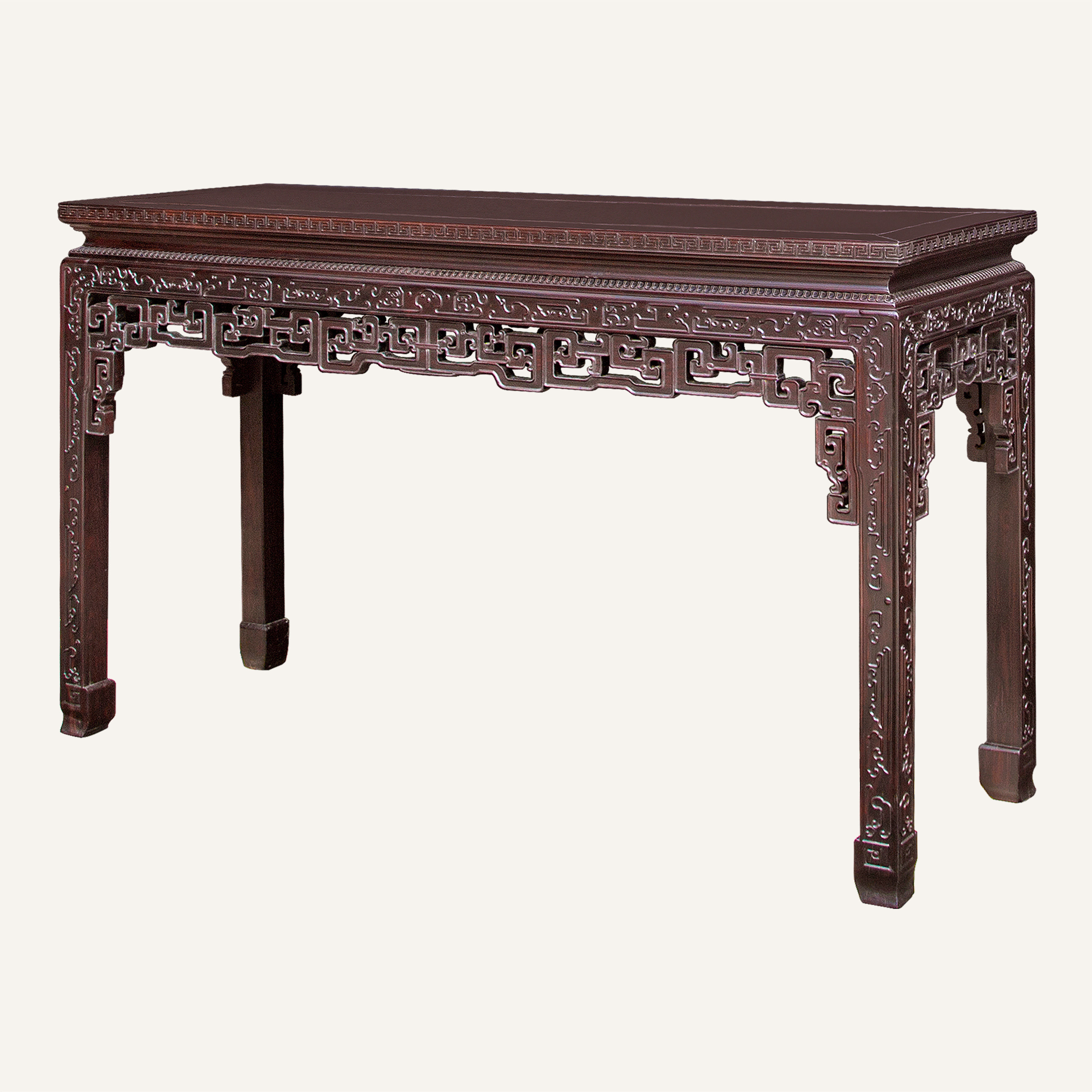 打洼夔纹条桌·花板