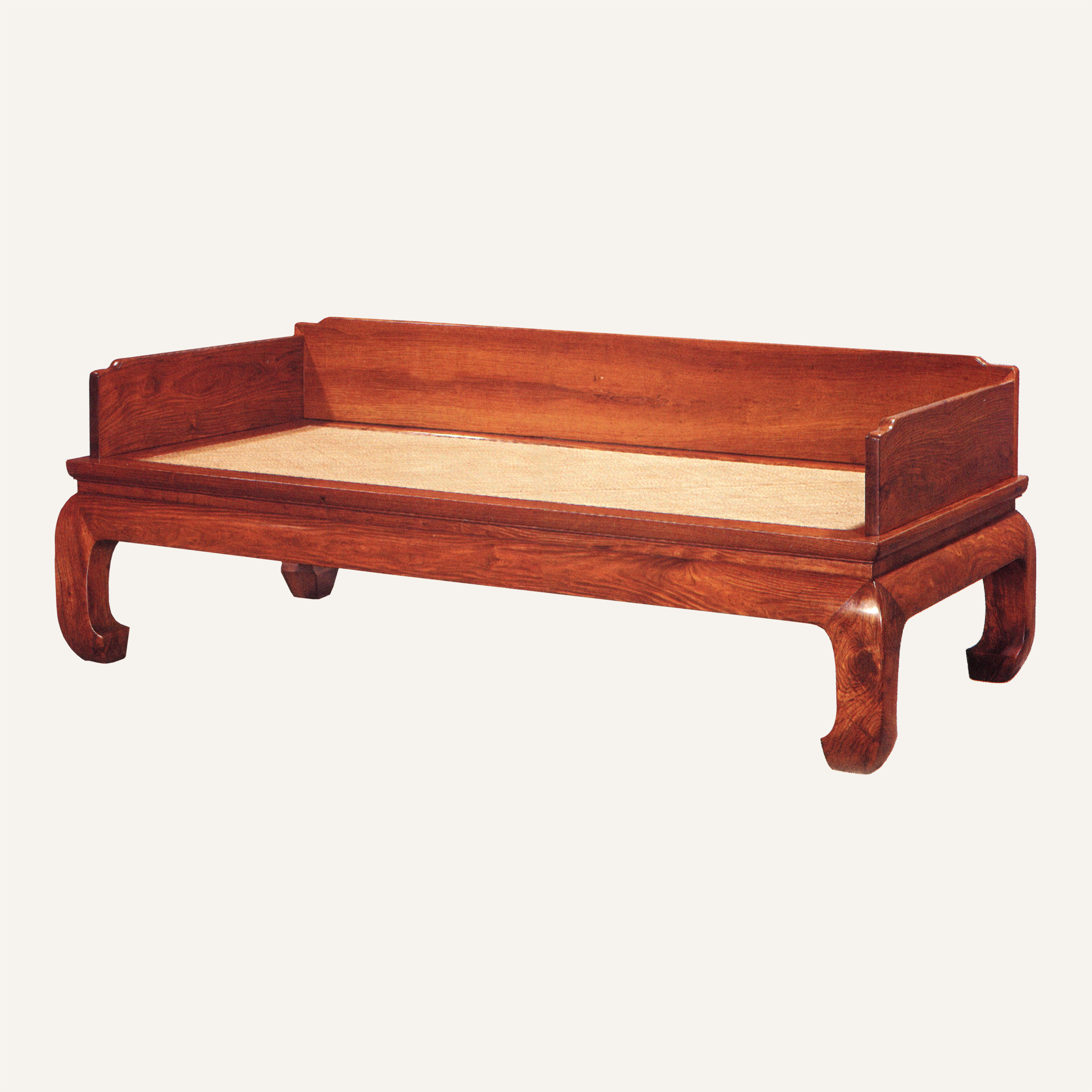 素身三屏休闲榻