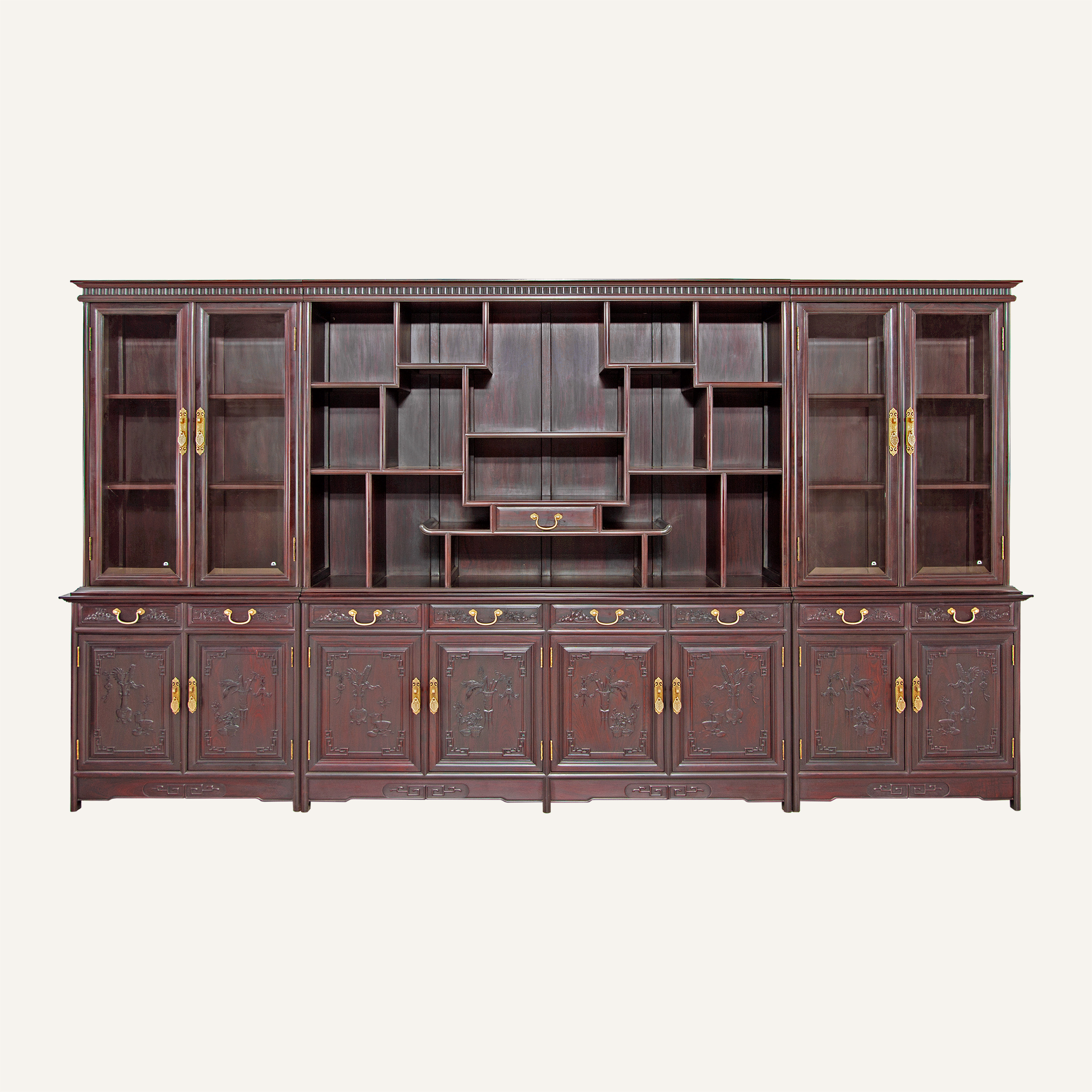 百宝书柜四组合