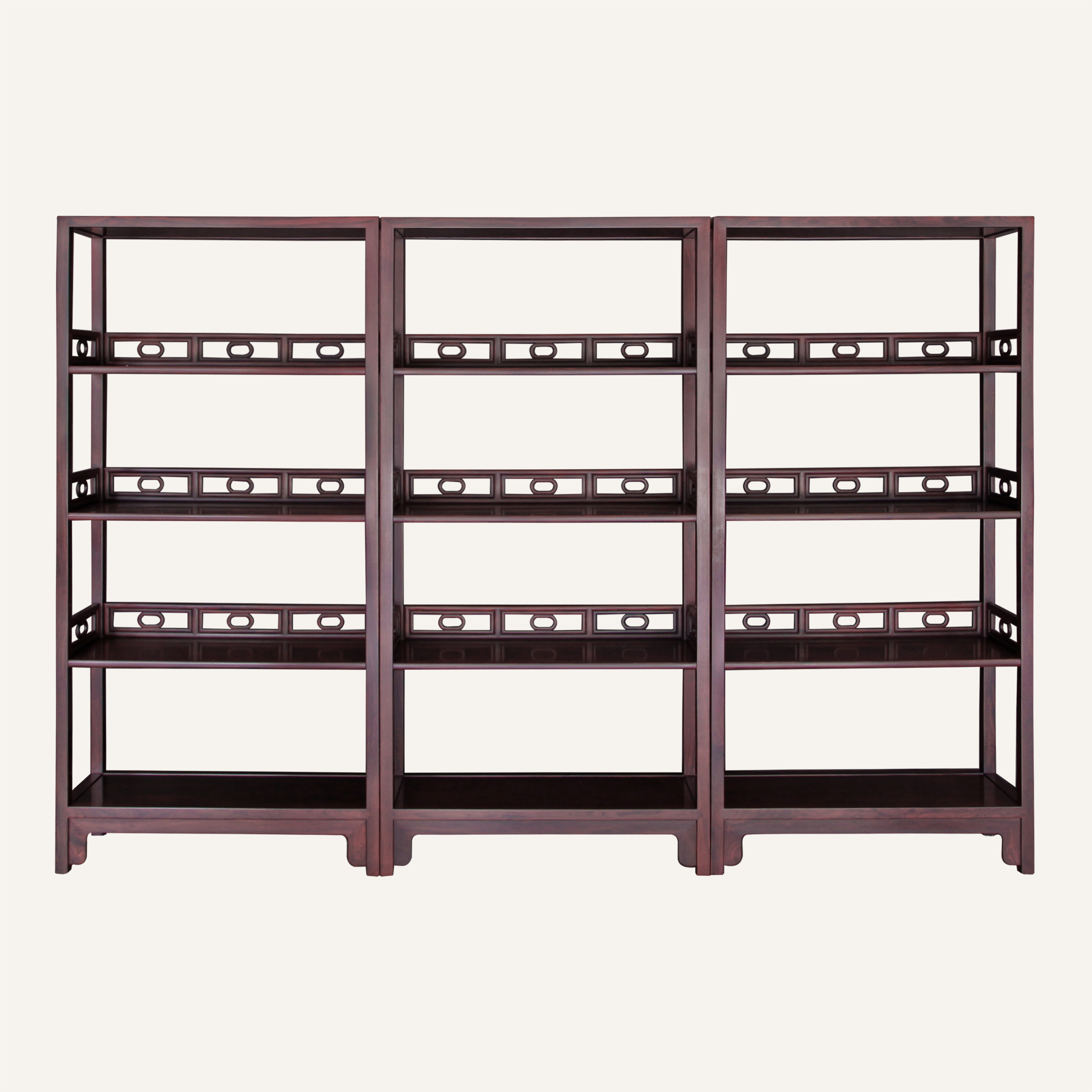 卡子花书架三组合