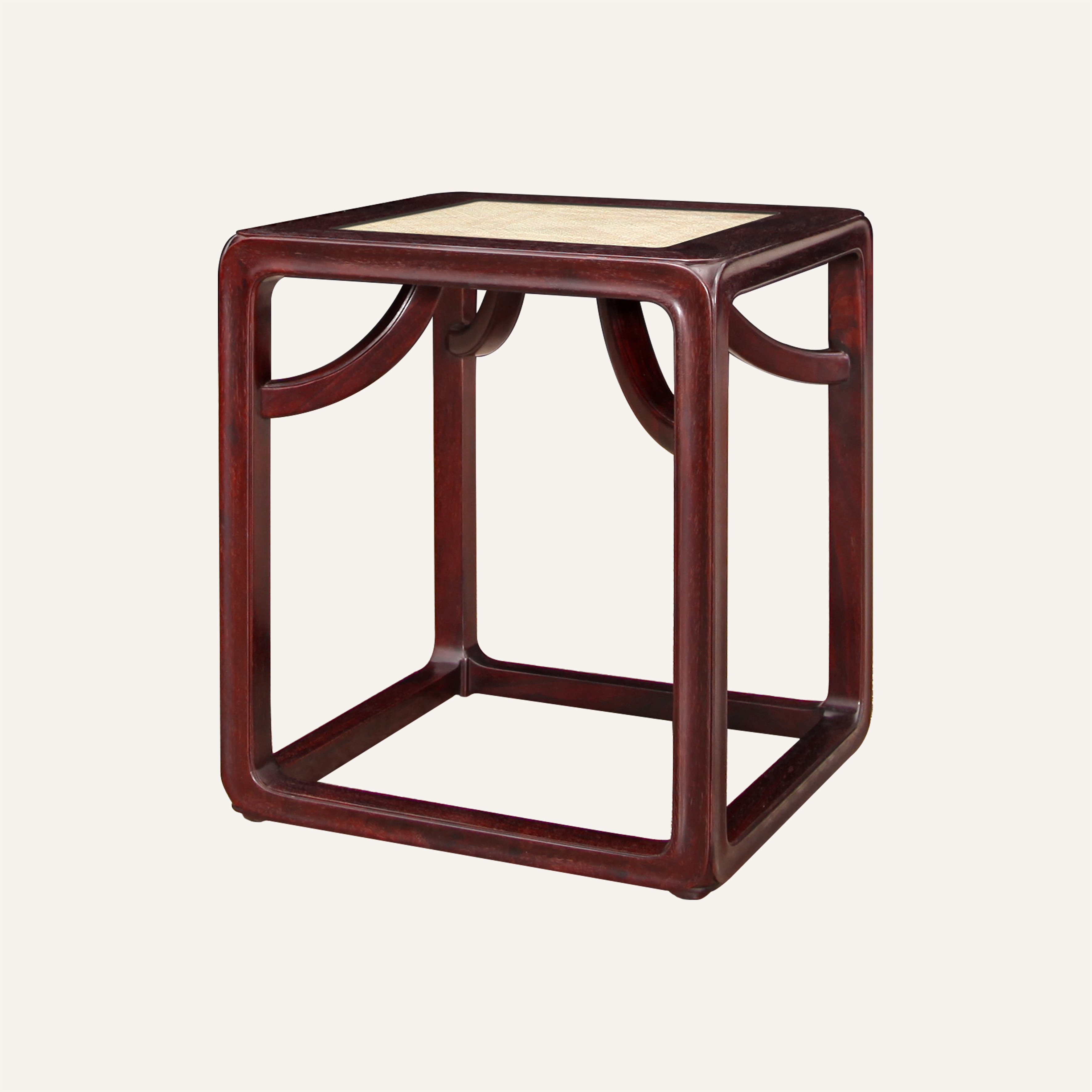 四方茶凳·藤面