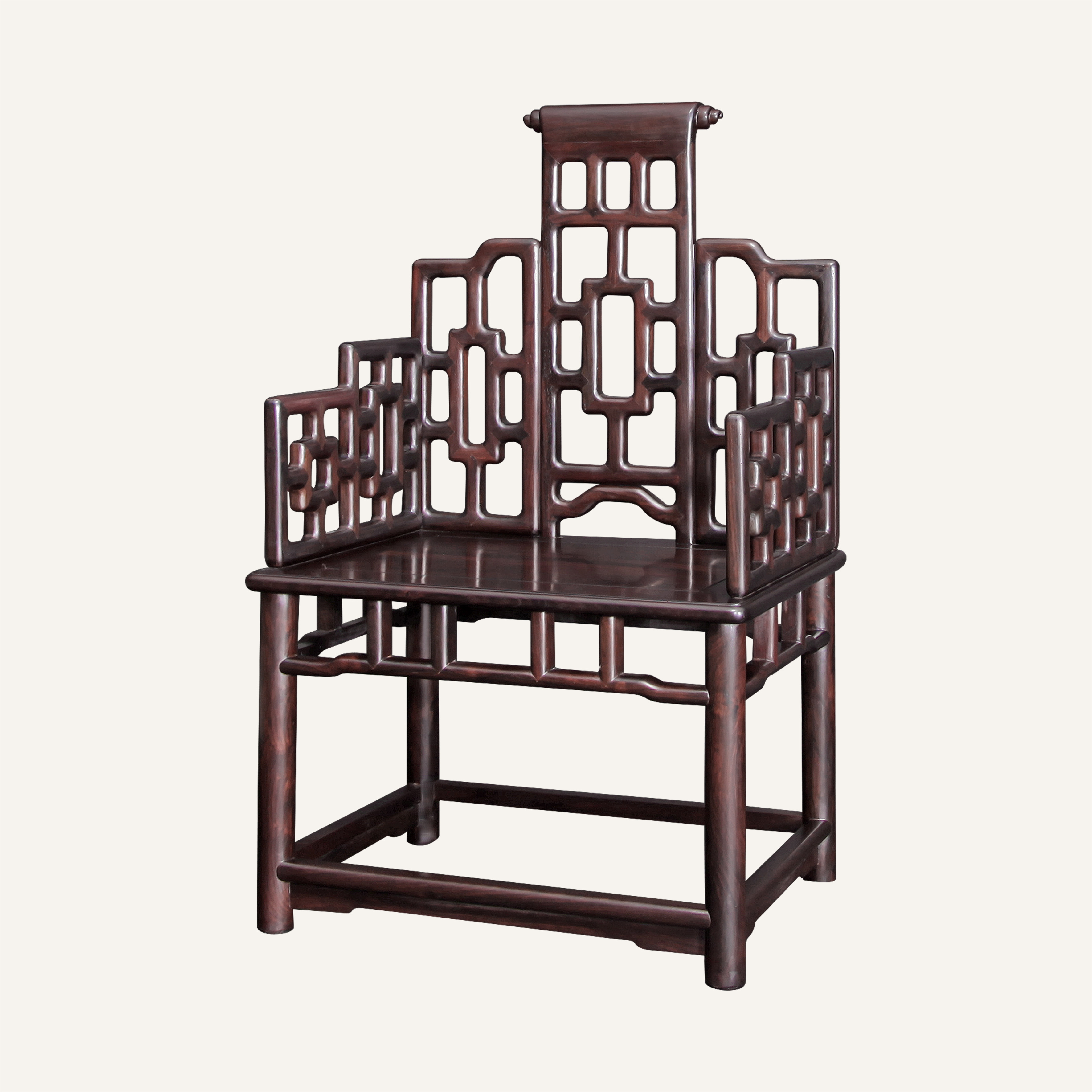 方格太师椅