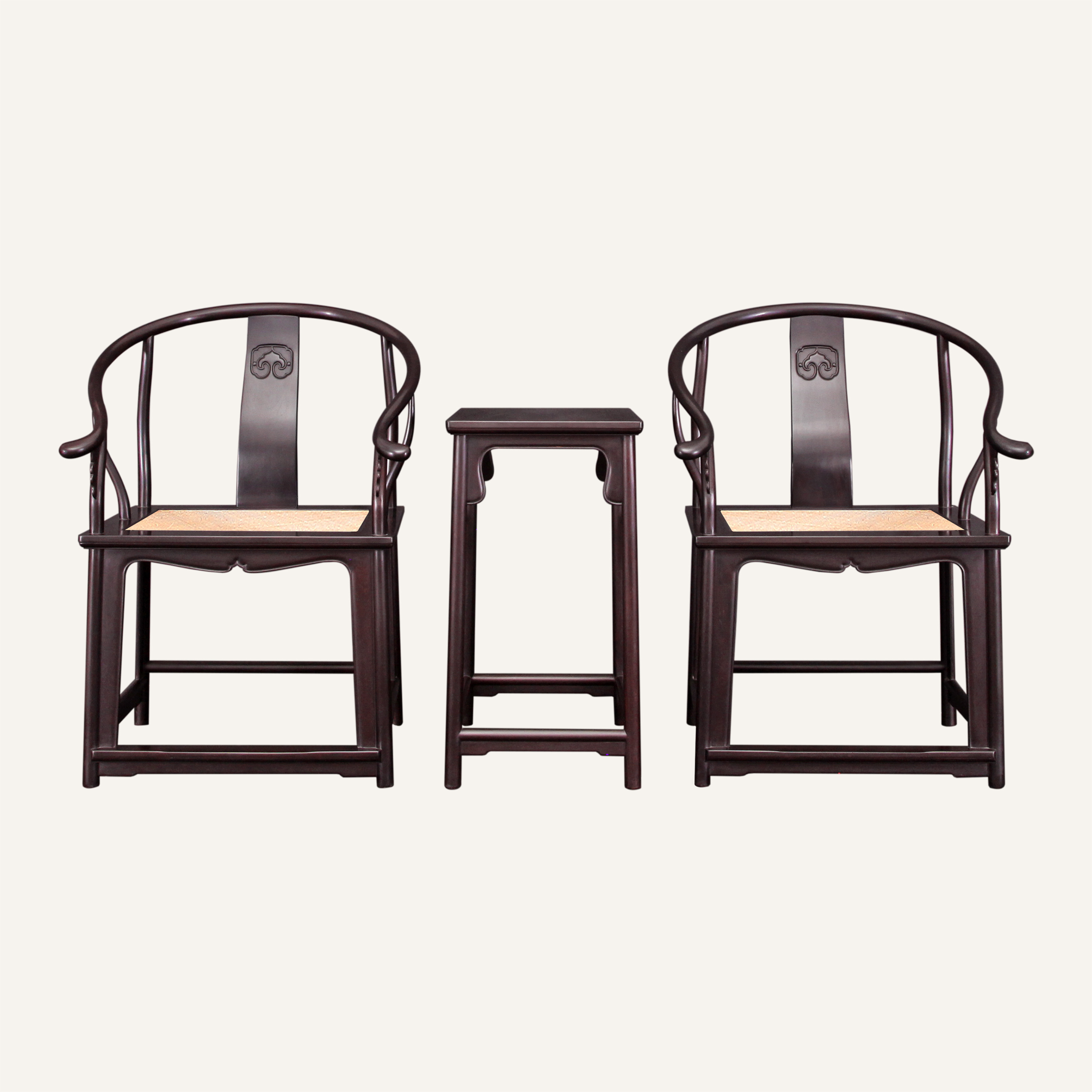 明式圈椅三件套·藤面